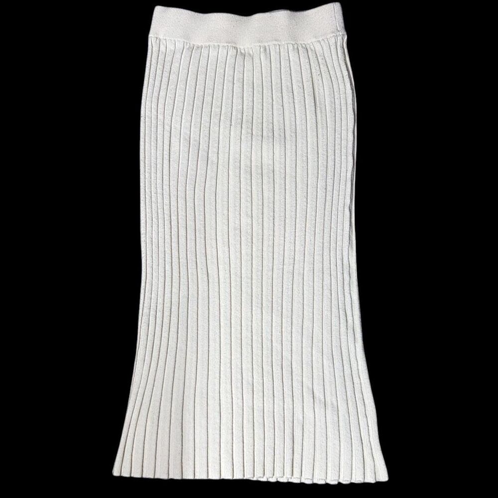 Ann Taylor Cream Maxi Skirt